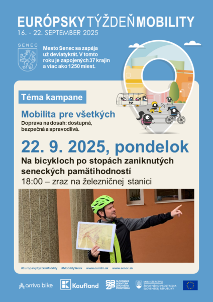 Na bicykloch po stopách zaniknutých seneckých pamätihodností