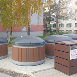 Uzamykanie polopodzemných kontajnerov