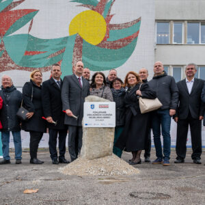 Poklepanie-základného kamena - Poliklinika Senec-67