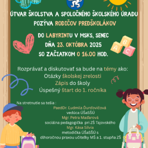 Predškoláci 2025, leták 2025