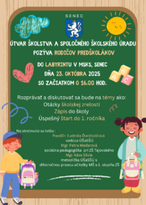 Predškoláci 2025, leták 2025