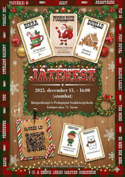 játékest - plakát a4