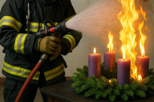 Požiare adventných vencov