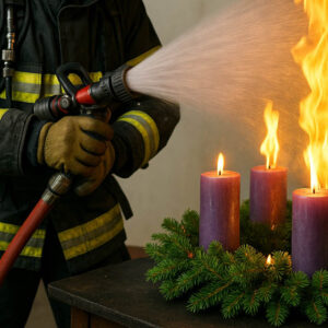 Požiare adventných vencov