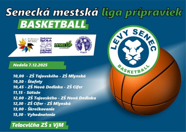 senecka liga pripraviek rozpis december 17 turnaj