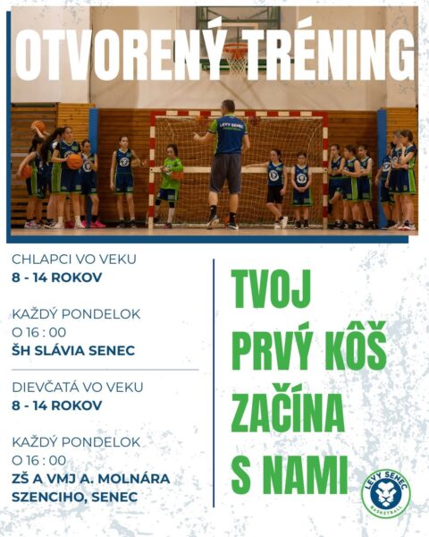 Tvoj prvý kôš začína u nás