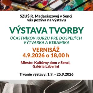 Výstava diel dospelých